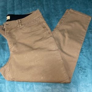 Democracy brown stretch skinny Jean size 16 EUC